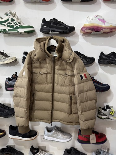 Moncler fedor giubbotto beige - moncler,